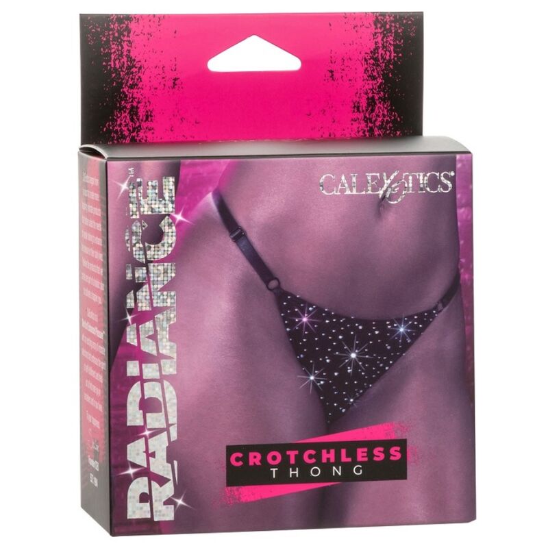CALEXOTICS - RADIANCE CROTCHLESS THONG RHINE - NOCTURNA DESIRES