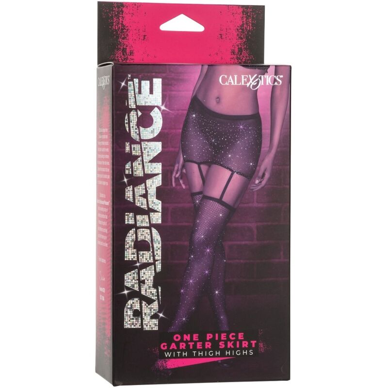 CALEXOTICS - RADIANCE GARTER SKIRT THIGH HIGHS - NOCTURNA DESIRES