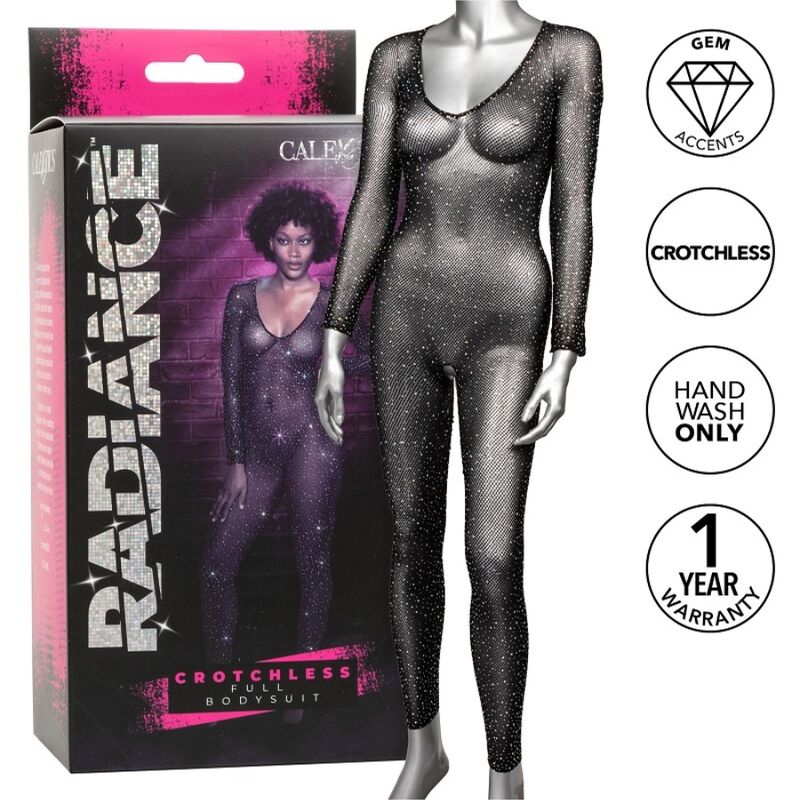 CALEXOTICS - RADIANCE CROTCHLESS FULL BODYSUIT RHINE - NOCTURNA DESIRES