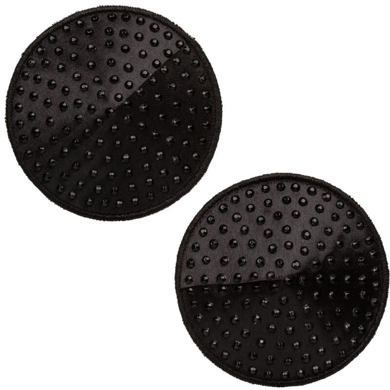 CALEXOTICS - RADIANCE ROUND SHAPE JEWEL NIPPLE COVERS - NOCTURNA DESIRES