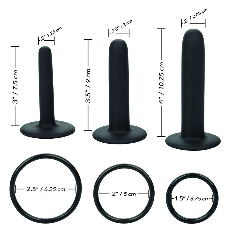 CALEXOTICS - BOUNDLESS SILICONE PEGGING KIT - NOCTURNA DESIRES