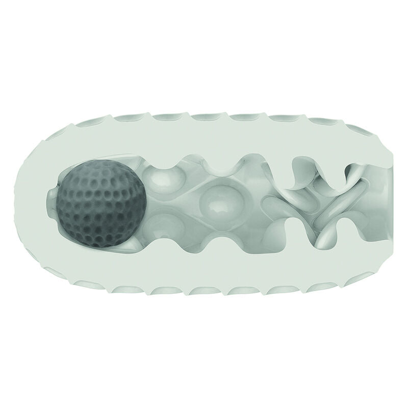 CALEXOTICS - BOUNDLESS REVERSIBLE SQUISHY BALL STROKE YELLOW - NOCTURNA DESIRES