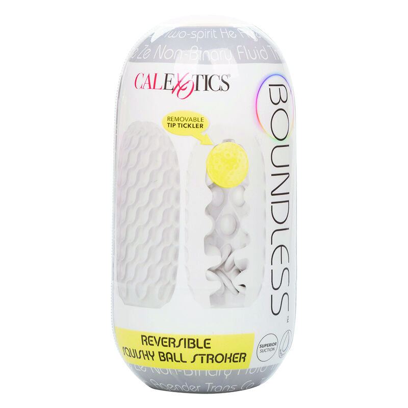 CALEXOTICS - BOUNDLESS REVERSIBLE SQUISHY BALL STROKE GREY - NOCTURNA DESIRES