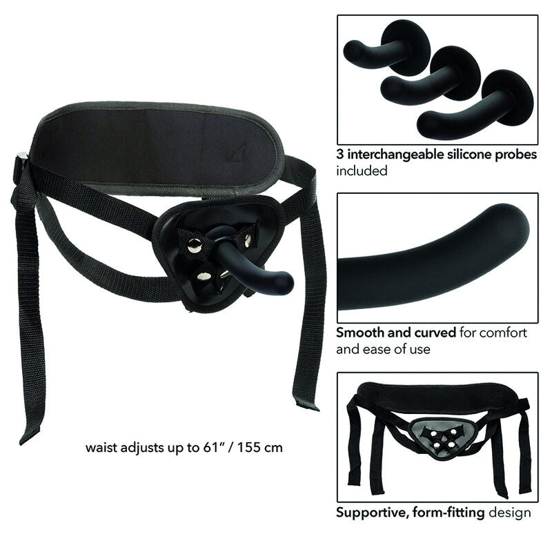 CALEXOTICS - BOUNDLESS SILICONE CURVE PEGGING KIT - NOCTURNA DESIRES