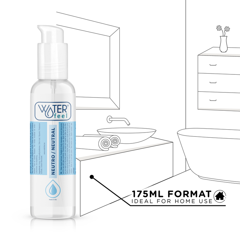WATERFEEL - NATURAL LUBRICANT 175 ML - NOCTURNA DESIRES