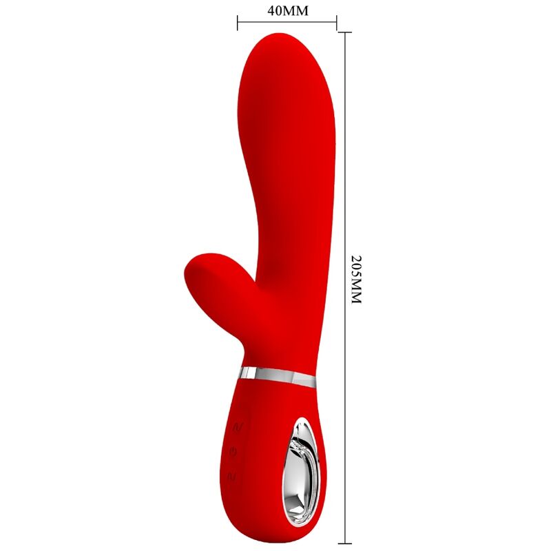 PRETTY LOVE - THOMAS MULTIFUNCTION G-SPOT VIBRATOR RED - NOCTURNA DESIRES