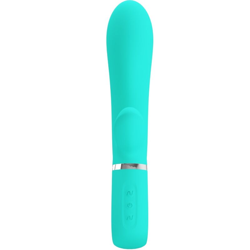 PRETTY LOVE - THOMAS MULTIFUNCTION G-SPOT VIBRATOR AQUA GREEN - NOCTURNA DESIRES