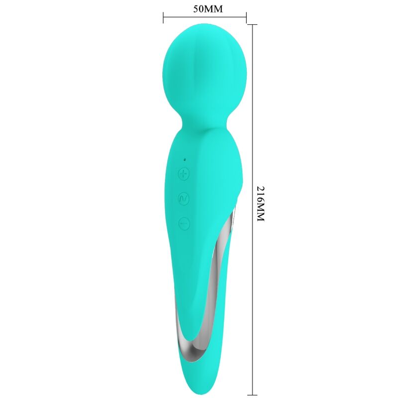 PRETTY LOVE - WALTER VIBRATOR WAND AQUA GREEN - NOCTURNA DESIRES