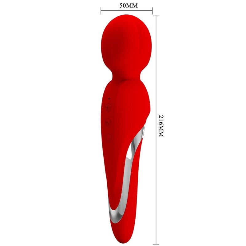 PRETTY LOVE - WALTER VIBRATOR WAND RED - NOCTURNA DESIRES