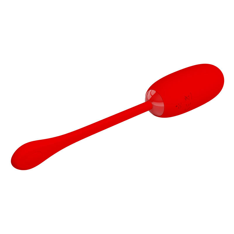PRETTY LOVE - JULIUS WATERPROOF-RECHARGEABLE VIBRATING EGG RED - NOCTURNA DESIRES