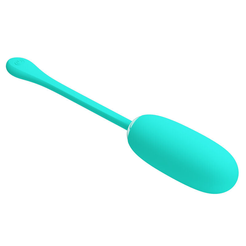 PRETTY LOVE - JULIUS WATERPROOF-RECHARGEABLE VIBRATING EGG AQUA GREEN - NOCTURNA DESIRES