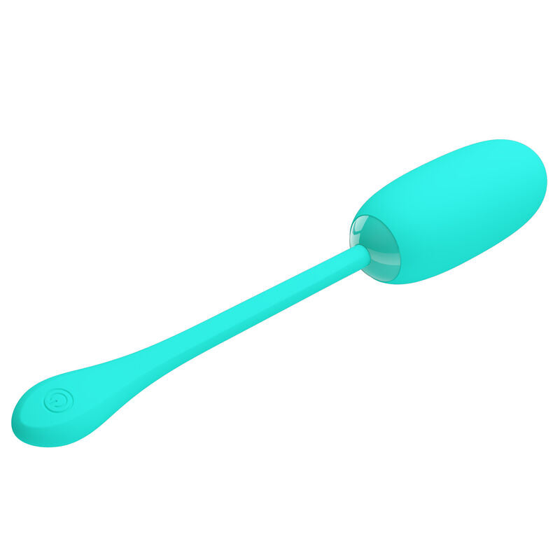 PRETTY LOVE - JULIUS WATERPROOF-RECHARGEABLE VIBRATING EGG AQUA GREEN - NOCTURNA DESIRES