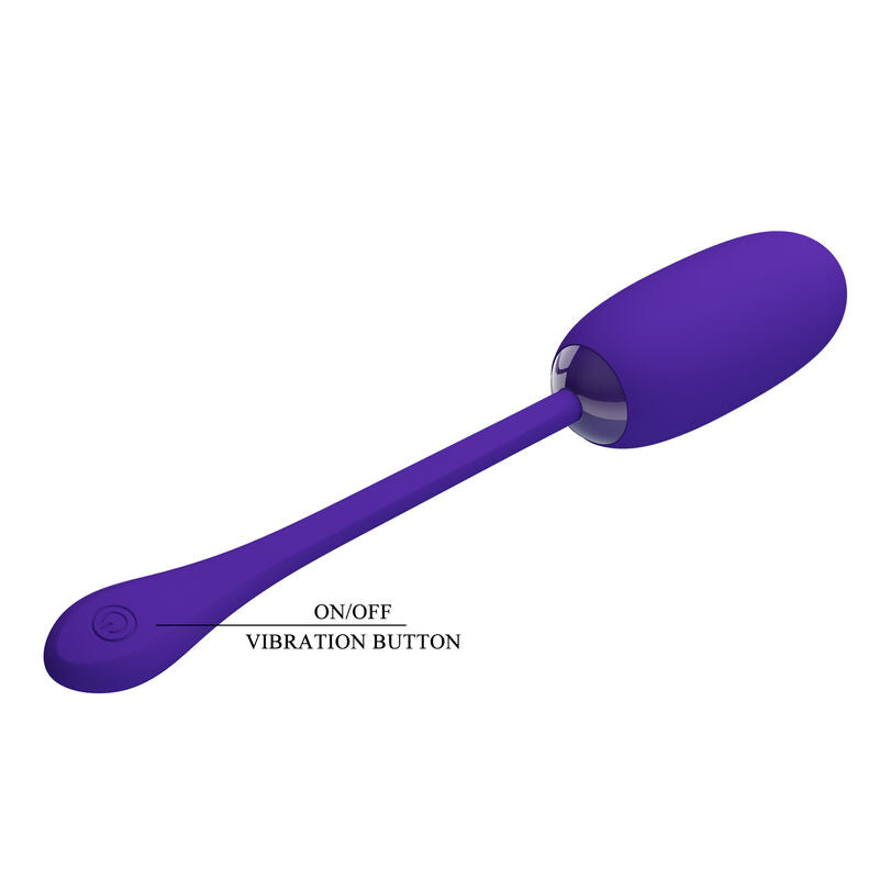PRETTY LOVE - JULIUS WATERPROOF-RECHARGEABLE VIBRATING EGG PURPLE - NOCTURNA DESIRES