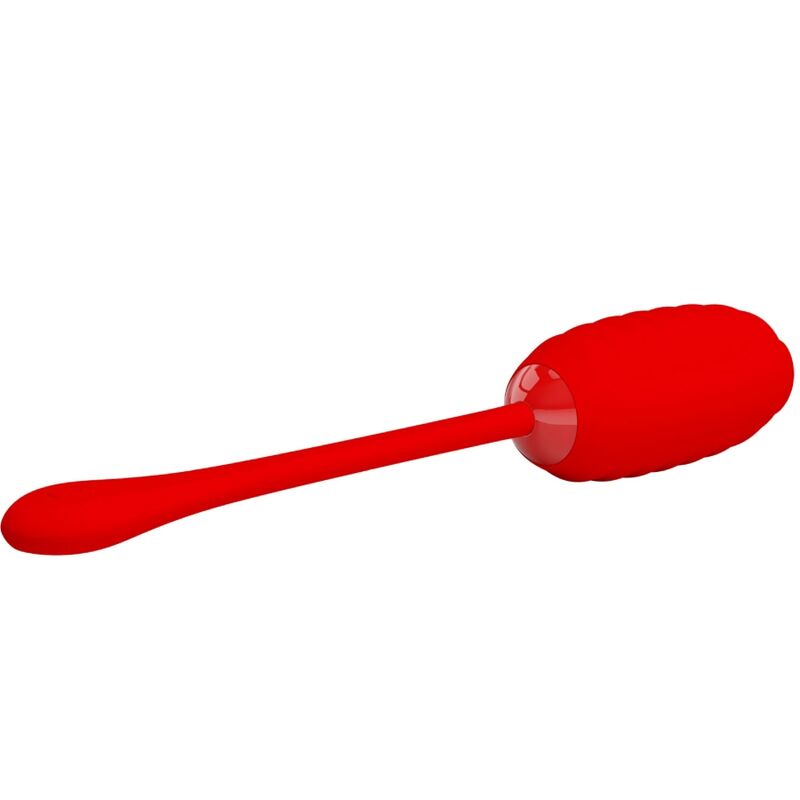 PRETTY LOVE - KIRK RECHARGEABLE VIBRATING EGG RED - NOCTURNA DESIRES