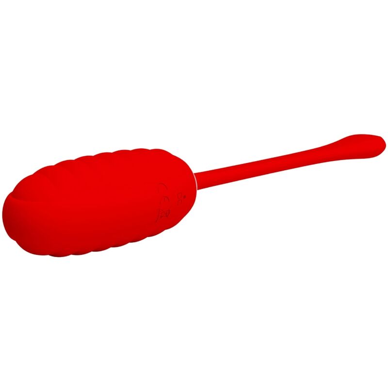 PRETTY LOVE - KIRK RECHARGEABLE VIBRATING EGG RED - NOCTURNA DESIRES