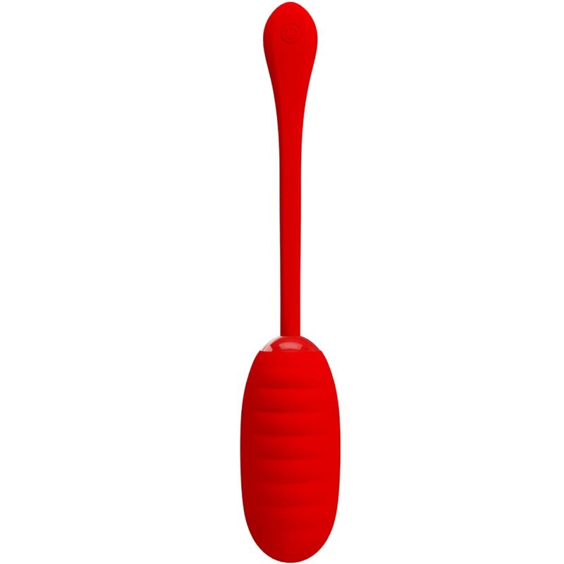 PRETTY LOVE - KIRK RECHARGEABLE VIBRATING EGG RED - NOCTURNA DESIRES