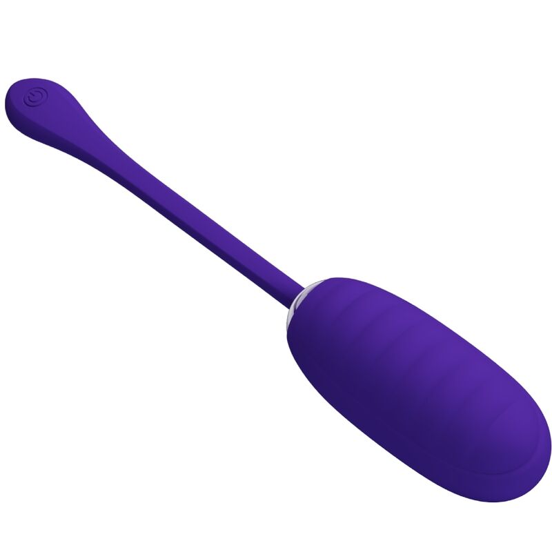 PRETTY LOVE - KIRK RECHARGEABLE VIBRATING EGG PURPLE - NOCTURNA DESIRES