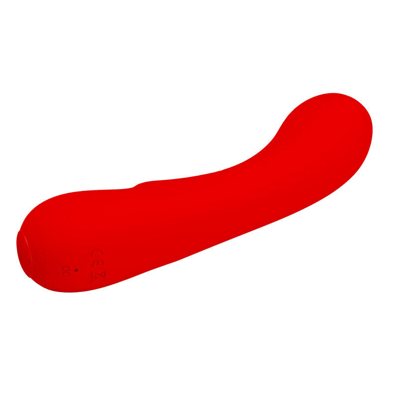 PRETTY LOVE - PRESCOTT RECHARGEABLE VIBRATOR RED - NOCTURNA DESIRES
