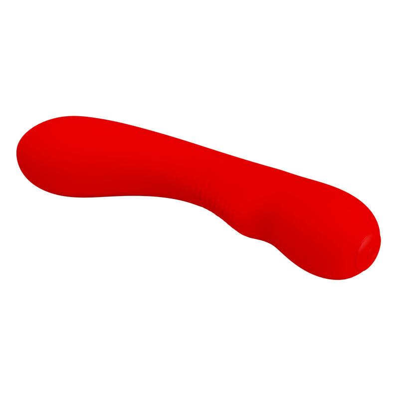 PRETTY LOVE - PRESCOTT RECHARGEABLE VIBRATOR RED - NOCTURNA DESIRES