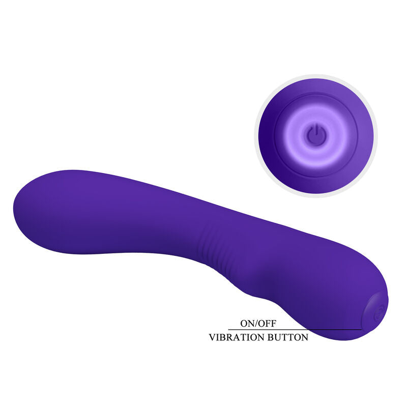 PRETTY LOVE - PRESCOTT RECHARGEABLE VIBRATOR PURPLE - NOCTURNA DESIRES