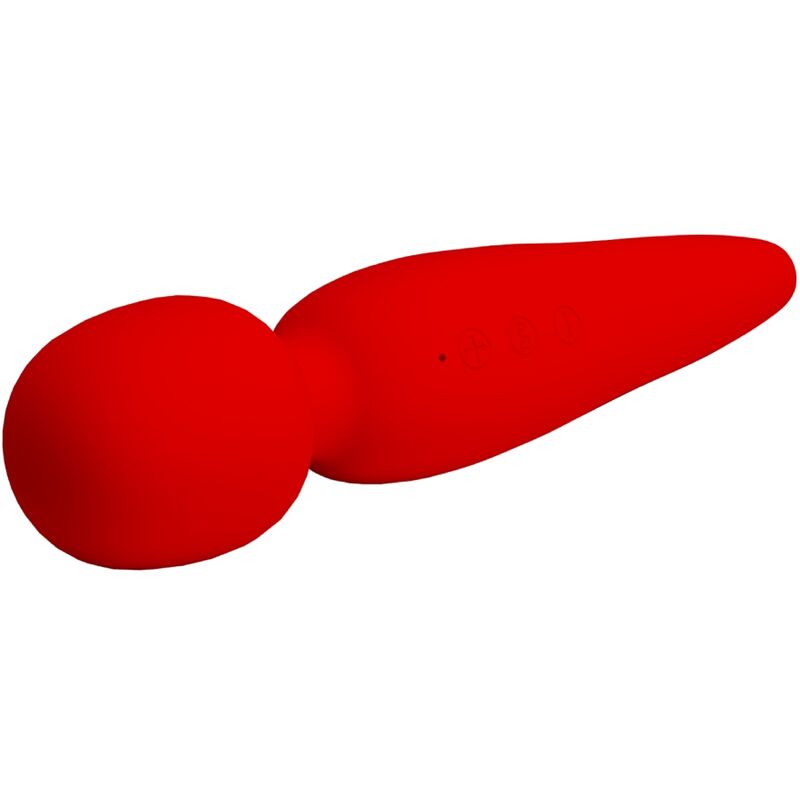 PRETTY LOVE - MEREDITH MASSAGER 12 VIBRATION MODES RED - NOCTURNA DESIRES