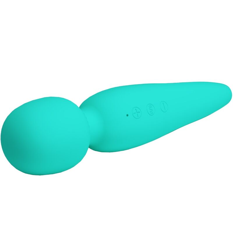 PRETTY LOVE - MEREDITH MASSAGER 12 VIBRATION MODES AQUA GREEN - NOCTURNA DESIRES