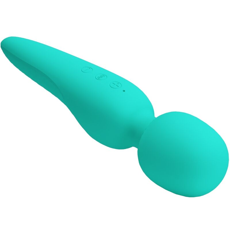 PRETTY LOVE - MEREDITH MASSAGER 12 VIBRATION MODES AQUA GREEN - NOCTURNA DESIRES