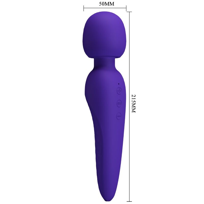 PRETTY LOVE - MEREDITH MASSAGER 12 VIBRATION MODES PURPLE - NOCTURNA DESIRES