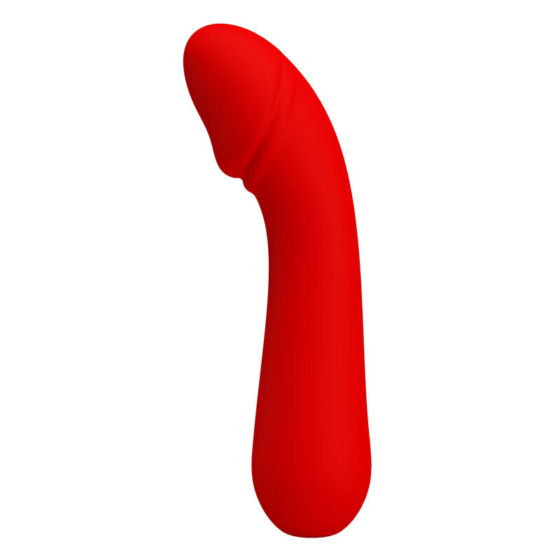 PRETTY LOVE - CETUS RECHARGEABLE VIBRATOR RED - NOCTURNA DESIRES