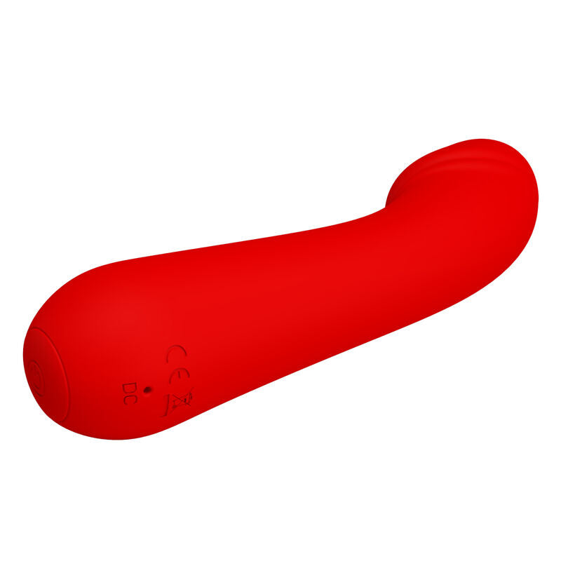 PRETTY LOVE - CETUS RECHARGEABLE VIBRATOR RED - NOCTURNA DESIRES