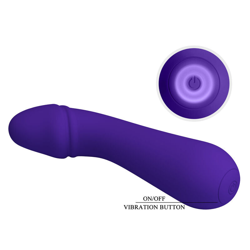 PRETTY LOVE - CETUS RECHARGEABLE VIBRATOR PURPLE - NOCTURNA DESIRES
