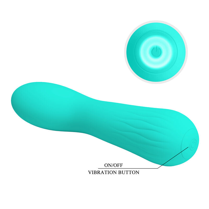 PRETTY LOVE - FAUN RECHARGEABLE VIBRATOR AQUA GREEN - NOCTURNA DESIRES