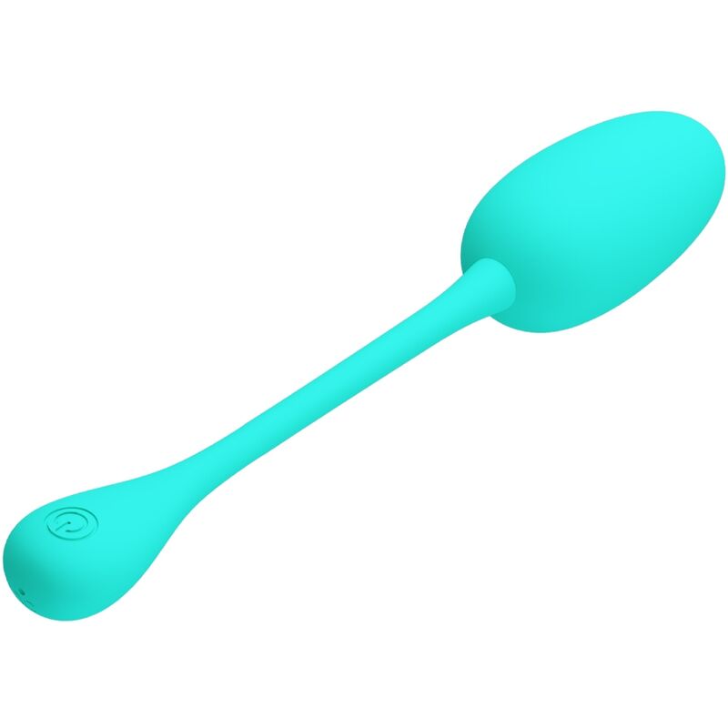 PRETTY LOVE - KNUCKER WATER GREEN RECHARGEABLE VIBRATING EGG - NOCTURNA DESIRES