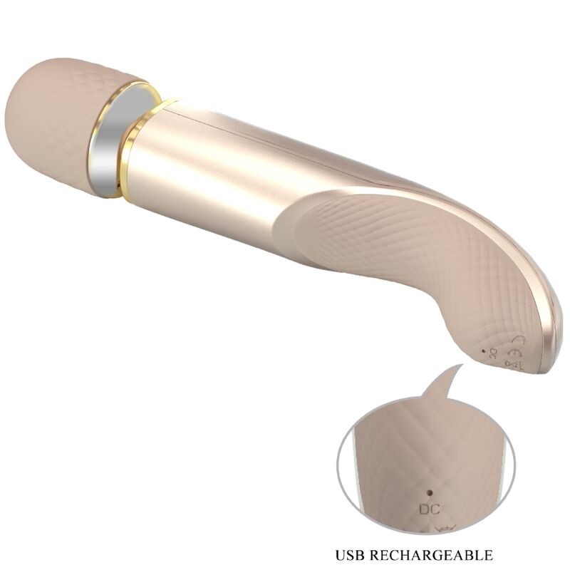 PRETTY LOVE - MASSAGER 7 VIBRATION MODES CHAMPAGNE - NOCTURNA DESIRES