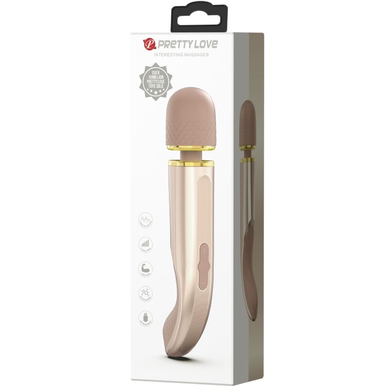 PRETTY LOVE - MASSAGER 7 VIBRATION MODES CHAMPAGNE - NOCTURNA DESIRES