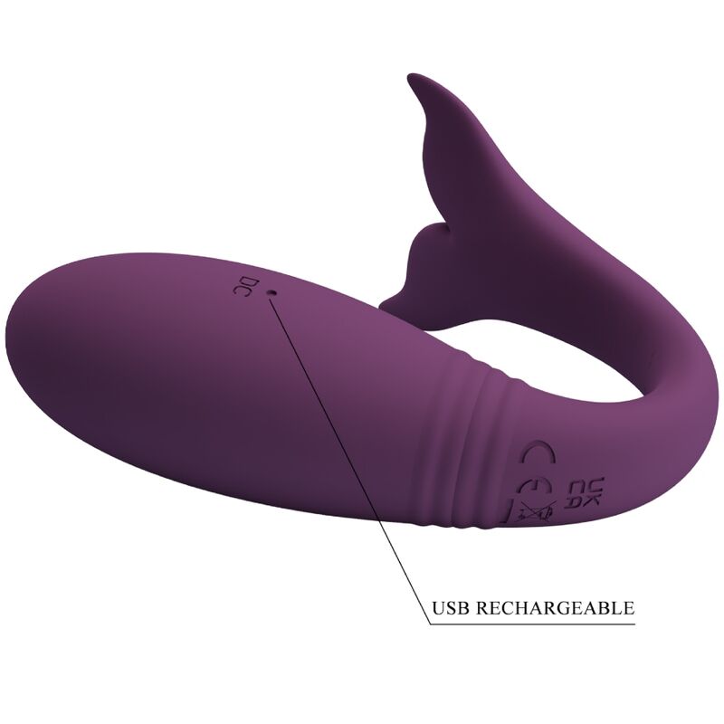PRETTY LOVE - JAYLEEN VIBRATOR APP REMOTE CONTROL PURPLE - NOCTURNA DESIRES