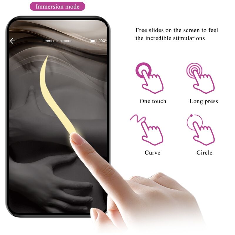 PRETTY LOVE - CATALINA VIBRATOR APP REMOTE CONTROL PURPLE - NOCTURNA DESIRES