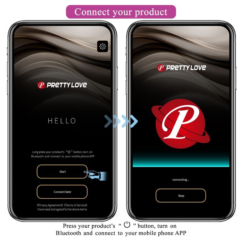 PRETTY LOVE - CATALINA VIBRATOR APP REMOTE CONTROL PURPLE - NOCTURNA DESIRES