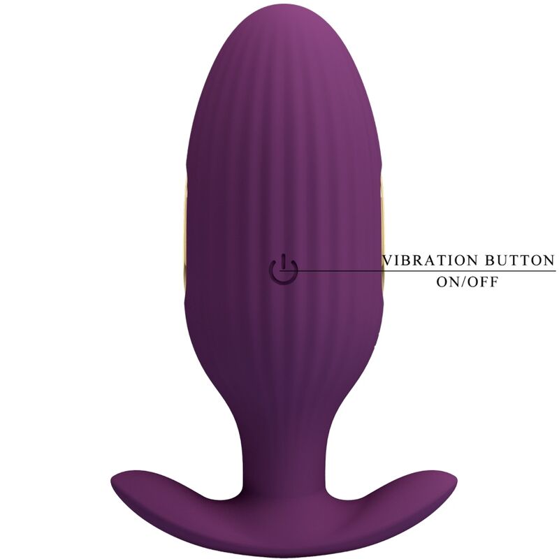 PRETTY LOVE - JEFFERSON APP CONTROLLED ANAL PLUG PURPLE - NOCTURNA DESIRES