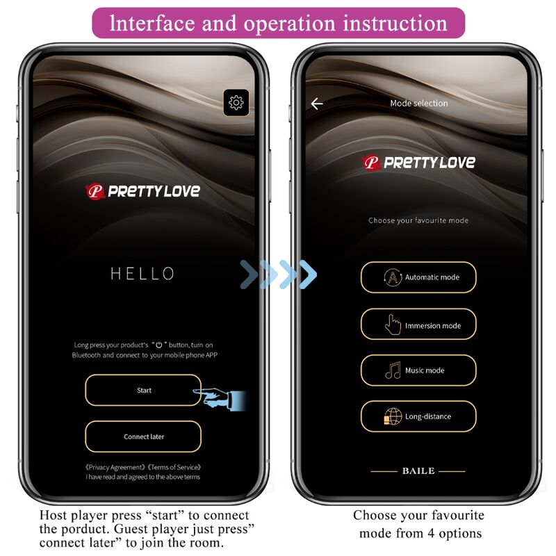 PRETTY LOVE - JEFFERSON APP CONTROLLED ANAL PLUG PURPLE - NOCTURNA DESIRES
