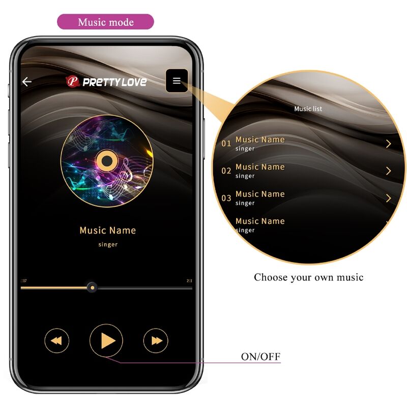 PRETTY LOVE - JEFFERSON APP CONTROLLED ANAL PLUG PURPLE - NOCTURNA DESIRES