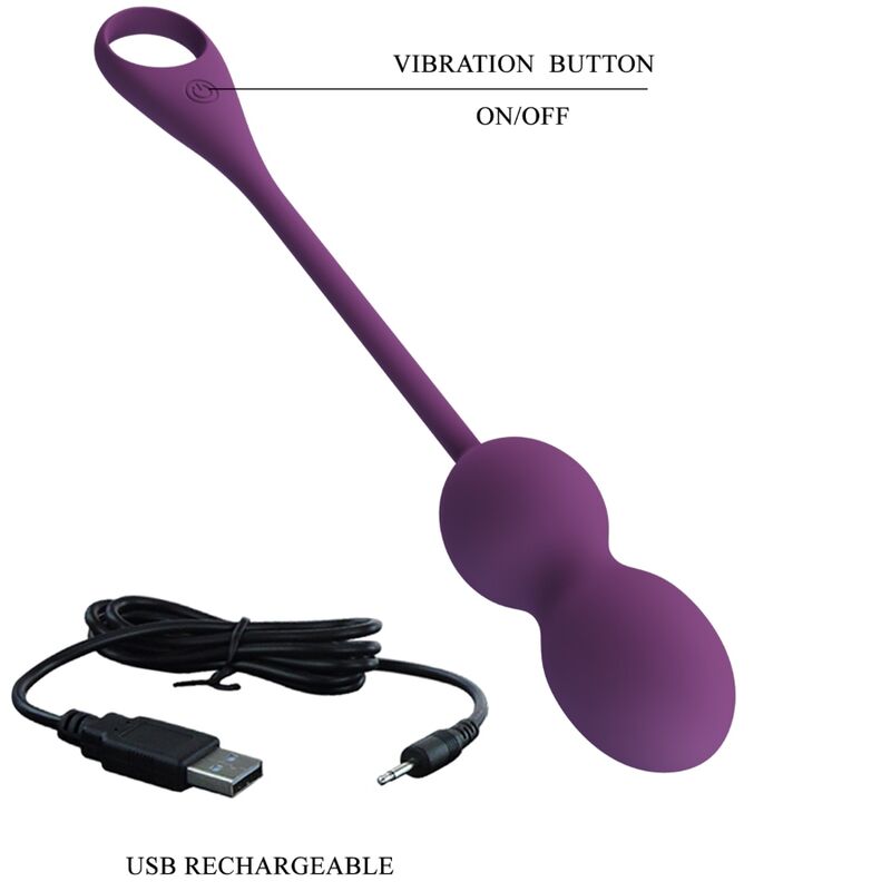 PRETTY LOVE - ELVIRA KEGEL BALLS APP REMOTE CONTROL PURPLE - NOCTURNA DESIRES