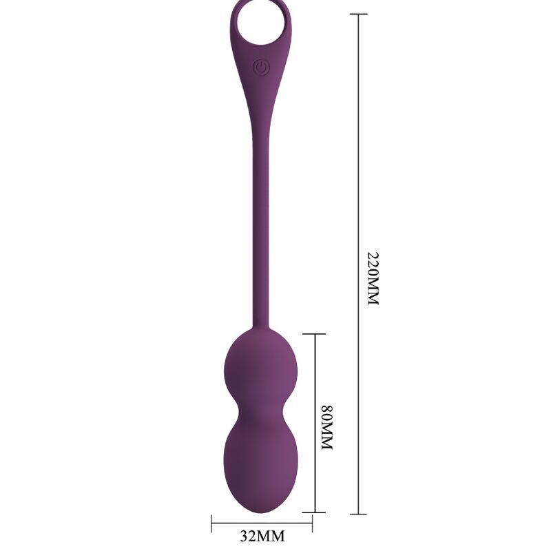 PRETTY LOVE - ELVIRA KEGEL BALLS APP REMOTE CONTROL PURPLE - NOCTURNA DESIRES