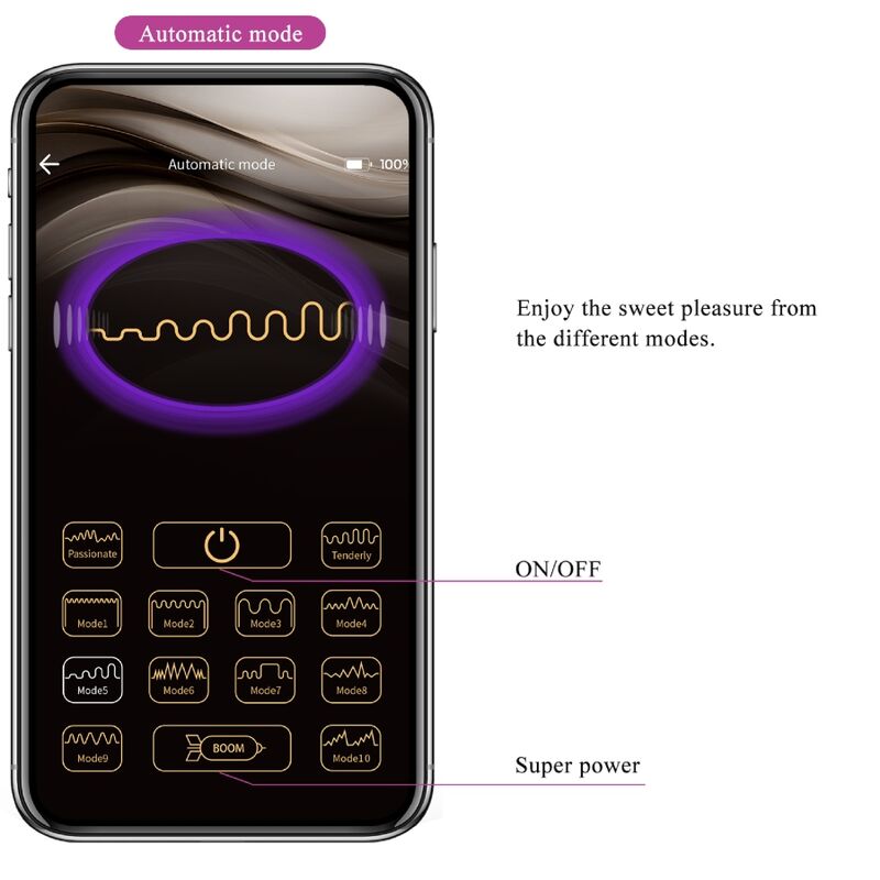 PRETTY LOVE - ELVIRA KEGEL BALLS APP REMOTE CONTROL PURPLE - NOCTURNA DESIRES