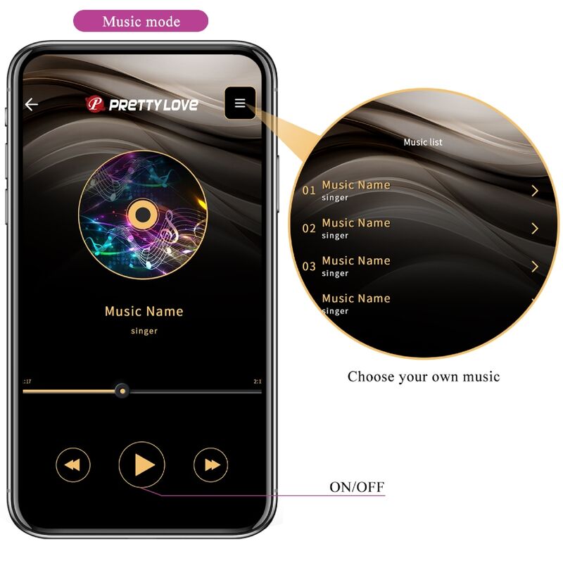 PRETTY LOVE - ELVIRA KEGEL BALLS APP REMOTE CONTROL PURPLE - NOCTURNA DESIRES
