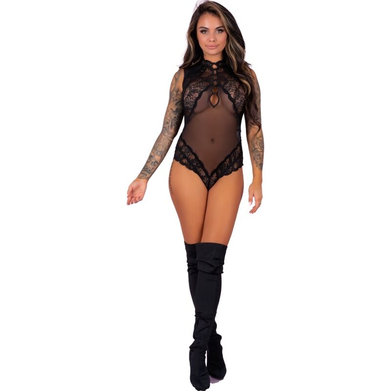 LIVCO CORSETTI FASHION - SAGEN LC 90694 BODY BLACK - NOCTURNA DESIRES