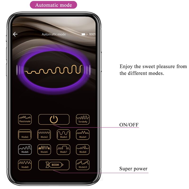 PRETTY LOVE - BILLY VIBRATION REMOTE CONTROL PURPLE FREE APP - NOCTURNA DESIRES