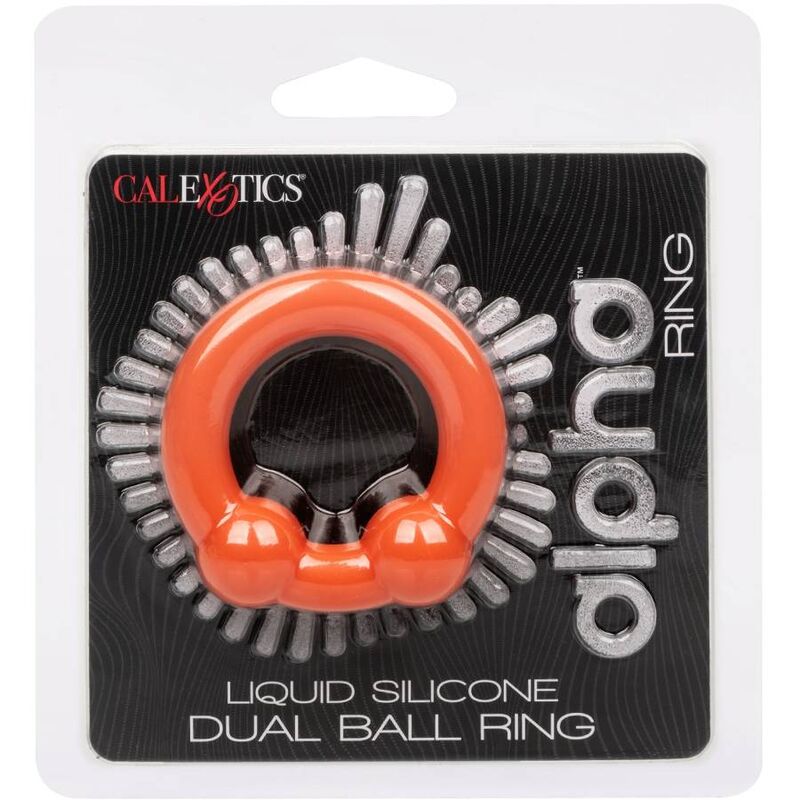 CALEXOTICS - ALPHA DUAL BALL RING ORANGE - NOCTURNA DESIRES