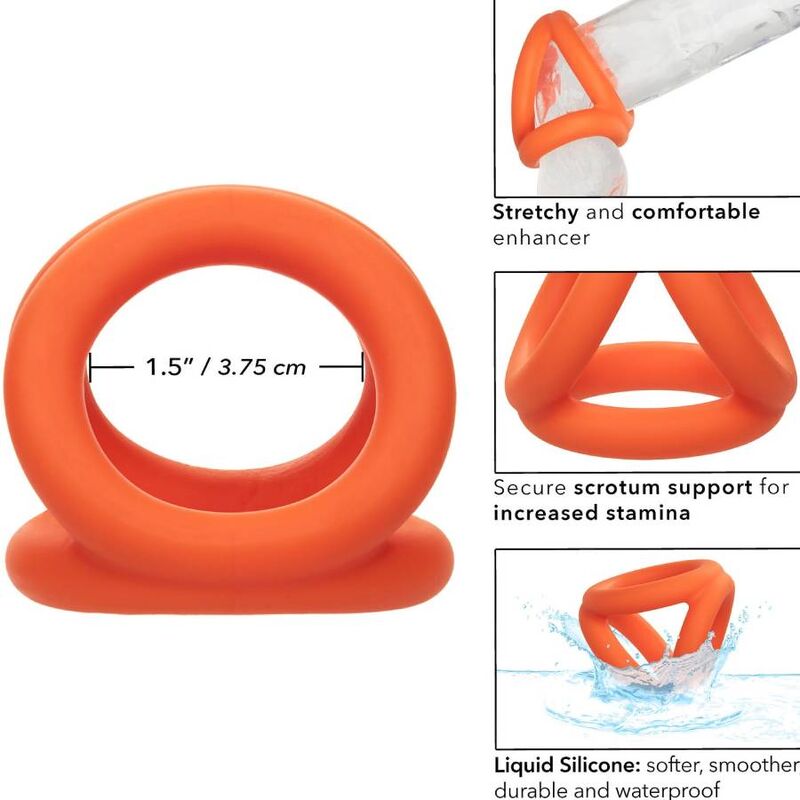 CALEXOTICS - ALPHA TRI-RING ORANGE - NOCTURNA DESIRES