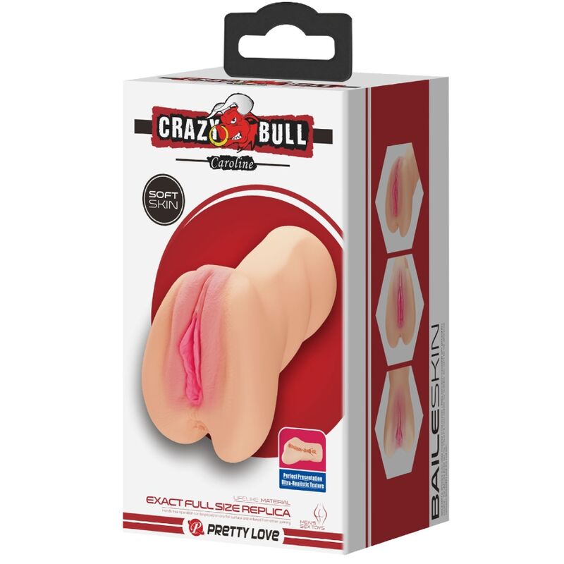 CRAZY BULL - CAROLINE VAGINA-SHAPED MASTUBADOR - NOCTURNA DESIRES